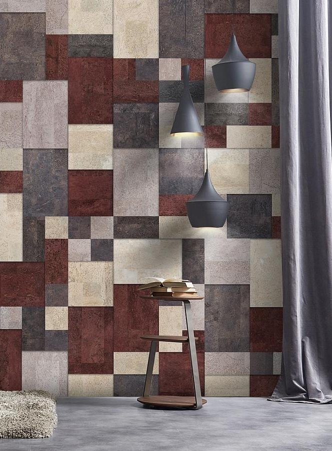Hackenschuh Design Kork-Wand rot Hackenschuh Design Kork-Wand rot